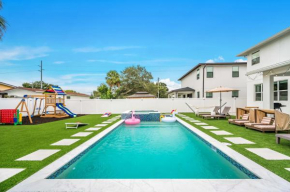 Luxury Home w Heated Pool Gym Playground & More